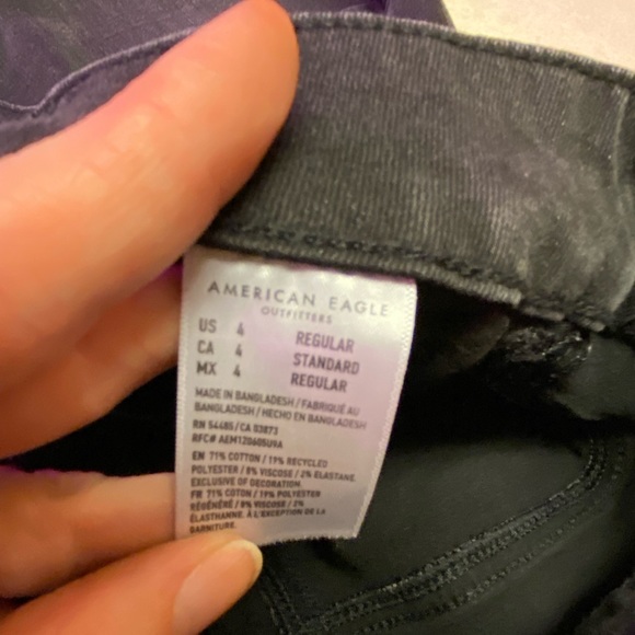 American eagle black denim skirt - Picture 3 of 3